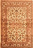 Kashan Beige Hand Knotted 34 X 411  Area Rug 253-22275 Thumb 0