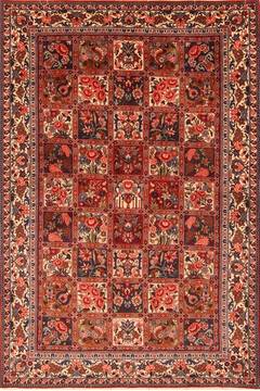 Persian Bakhtiar Multicolor Rectangle 5x7 ft Wool Carpet 22742