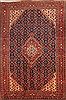 Tabriz Red Hand Knotted 611 X 106  Area Rug 100-23141 Thumb 0