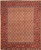Mood Red Square Hand Knotted 69 X 85  Area Rug 100-23224 Thumb 0