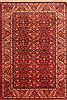 Isfahan Red Hand Knotted 610 X 100  Area Rug 100-23240 Thumb 0