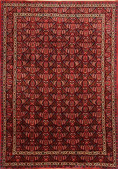 Persian Bidjar Red Rectangle 7x10 ft Wool Carpet 23263