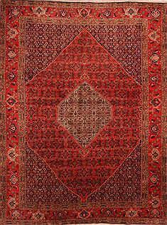 Persian Bidjar Red Rectangle 10x13 ft Wool Carpet 23688