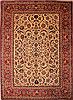 Isfahan Beige Hand Knotted 95 X 130  Area Rug 100-23773 Thumb 0