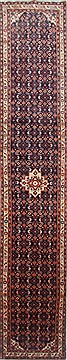 Persian Hamedan Blue Runner 16 to 20 ft Wool Carpet 23888