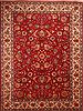 Tabriz Red Hand Knotted 100 X 133  Area Rug 253-23974 Thumb 0