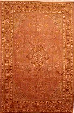 Persian Maymeh Red Rectangle 8x11 ft Wool Carpet 23997