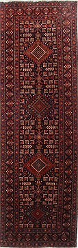 Persian Heriz Blue Runner 10 to 12 ft Wool Carpet 24005
