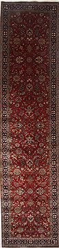 Indian Tabriz Red Runner 16 to 20 ft Wool Carpet 24063