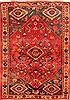 Qashqai Red Hand Knotted 38 X 51  Area Rug 100-24320 Thumb 0