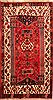 Gabbeh Red Hand Knotted 40 X 70  Area Rug 100-24321 Thumb 0