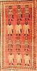 Gabbeh Red Hand Knotted 31 X 510  Area Rug 100-24421 Thumb 0