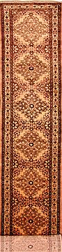 Persian Rudbar Yellow Runner 16 to 20 ft Wool Carpet 24955