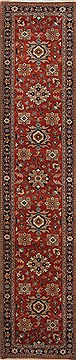 Indian Serapi Red Runner 10 to 12 ft Wool Carpet 25150