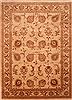 Kashan Beige Hand Knotted 101 X 1311  Area Rug 100-25329 Thumb 0