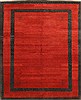 Gabbeh Red Hand Knotted 66 X 710  Area Rug 100-25822 Thumb 0