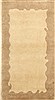 Modern Beige Hand Knotted 25 X 45  Area Rug 300-25991 Thumb 0