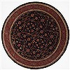 Semnan Purple Round Hand Knotted 711 X 711  Area Rug 250-26432 Thumb 0