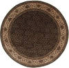 Herati Brown Round Hand Knotted 80 X 80  Area Rug 250-26475 Thumb 0