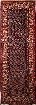 Persian Meshkin Blue Rectangle Odd Size Wool Carpet 26738