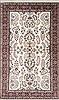 Isfahan White Hand Knotted 50 X 81  Area Rug 250-26864 Thumb 0