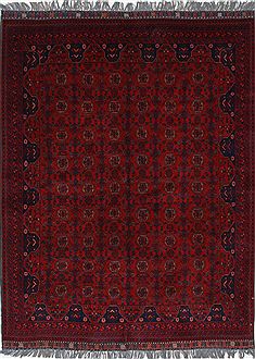 Shahre Babak Blue Hand Knotted 4'10" X 6'3"  Area Rug 250-26995