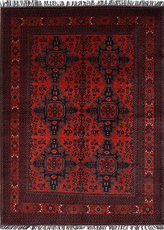 Shahre Babak Blue Hand Knotted 5'0" X 6'7"  Area Rug 250-27000