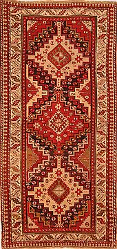 Russia Karabakh Red Runner 6 to 9 ft Wool Carpet 27449