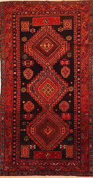 Turkish Kazak Red Runner 10 to 12 ft Wool Carpet 27536