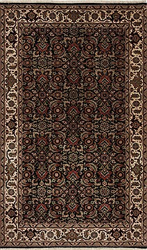 Indian Herati Beige Rectangle 3x5 ft Wool Carpet 27576
