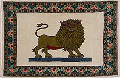 Persian Bidjar Beige Rectangle 3x5 ft Wool Carpet 27711