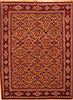 Hamedan Red Hand Knotted 68 X 91  Area Rug 100-27762 Thumb 0