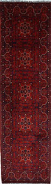 Afghan Shahre babak Blue Runner 10 to 12 ft Wool Carpet 27804