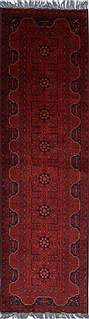 Afghan Shahre babak Blue Runner 10 to 12 ft Wool Carpet 27806