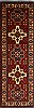 Turkman Blue Runner Hand Knotted 210 X 88  Area Rug 250-27853 Thumb 0