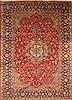Isfahan Red Hand Knotted 95 X 133  Area Rug 100-28001 Thumb 0