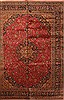 Kashmar Red Hand Knotted 97 X 130  Area Rug 100-28131 Thumb 0
