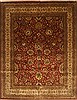 Tabriz Beige Hand Knotted 1111 X 1411  Area Rug 250-28436 Thumb 0
