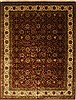 Kashan Beige Hand Knotted 1110 X 1411  Area Rug 250-28440 Thumb 0