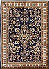 Sarouk Blue Hand Knotted 49 X 67  Area Rug 500-28570 Thumb 0