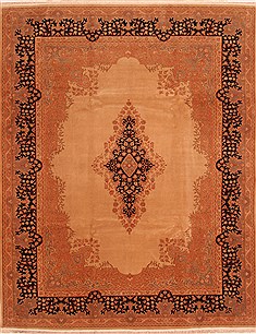 Romania Tabriz Red Rectangle 8x10 ft Wool Carpet 28707