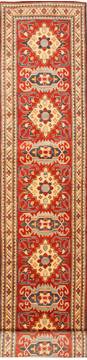 Pakistani Kazak Red Runner 16 to 20 ft Wool Carpet 28735