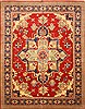 Heriz Red Hand Knotted 116 X 148  Area Rug 250-28796 Thumb 0