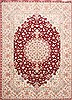 Tabriz Red Hand Knotted 910 X 136  Area Rug 254-29345 Thumb 0