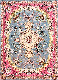 Tabriz Multicolor Hand Knotted 2'0" X 2'9"  Area Rug 254-29923