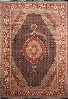 Persian Mahi Brown Rectangle 13x20 ft and Larger Wool Carpet 30235