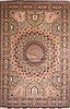 Tabriz Multicolor Hand Knotted 130 X 198  Area Rug 254-30297 Thumb 0
