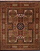 Jaipur Beige Hand Knotted 120 X 146  Area Rug 301-30978 Thumb 0