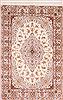 Qum Beige Hand Knotted 34 X 51  Area Rug 254-49162 Thumb 0