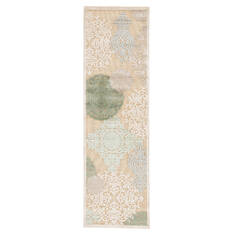 Jaipur Living Fables Beige Runner 6 to 9 ft Acrylic and Rayon and Polyester Carpet 64652